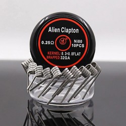 Alien Clapton 10 Adet Hazır Sarılı Tel (0.25 oHm)